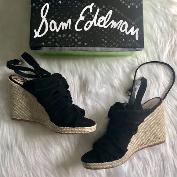 Sam Edelman Shoes - Sam Edelman Awan Cinched Wedge Espradrille Sandal